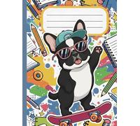 Fairy Tale French Bulldog Notebook for Kids: Adorable Puppy Composition Book