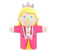 Fairy Tale Hand Puppets, Kids Role Play Soft Toy with King, Queen, Princess, Fairy, Witch, Finger Plush Puppets with Working Mouth for Storytelling & Interactive Learning