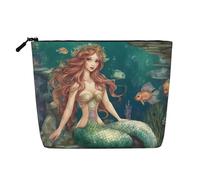Fairy Tale Mermaid01 Print Toiletry Bag Cosmetic Bag Large Capacity Travel Makeup Bag for Women for Daily Use Travel
