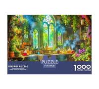 Fairy Tale Secret Realm 1000 Piece Scenery Jigsaw Puzzle for Adults And Kids Family Puzzle Educational Games 1000 Pieces Stress Reliever Challenge High Difficulty 38x26cm/1000pcs