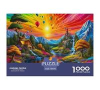 Fairy Tale Secret Realm 1000 Piece Scenery Jigsaw Puzzles for Adults And Kids Family Puzzle Educational Games 1000 Pieces Stress Reliever Challenge High Difficulty 70x50cm/1000pcs