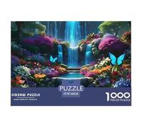 Fairy Tale Secret Realm 1000 Piece Scenery Jigsaws Puzzles for Adults And Kids Challenging Puzzle Games 1000 Pieces Beautiful Decoration Puzzle Challenge High Difficulty 38x26cm/1000pcs
