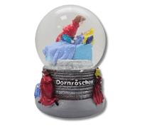 Fairy Tale Snow Globe Sleeping Beauty | Shaking Ball Glitter Ball Fairy Tale Motif | Gift for Collectors | W: 65 mm, H: 85 mm | 30037