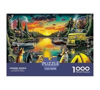 Fairy Tale Style 1000 Piece Impossible Puzzle for Adults - Challenging Jigsaw Puzzles, Family Activity & Mind Game Gift 52x38cm/1000pcs