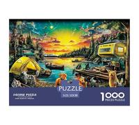 Fairy Tale Style 1000 Piece Impossible Puzzle for Adults - Challenging Jigsaw Puzzles, Family Activity & Mind Game Gift 52x38cm/1000pcs