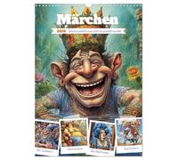 Fairy tales. As it really was and was never told! UK-Version (Wall Calendar 2026 DIN A3 Portrait), CALVENDO 12 Month Wall Calendar