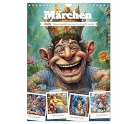 Fairy tales. As it really was and was never told! UK-Version (Wall Calendar 2026 DIN A4 Portrait), CALVENDO 12 Month Wall Calendar