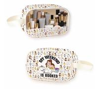 Fairy Tales Clear Cosmetic Bag Beauty Movie Inspired Fan Gift Princess Belle Lover Clear Travel Toiletry Bag (is Book C-Makeup UK)