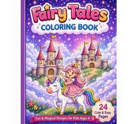 Fairy Tales Coloring Book for Kids Ages 4-8