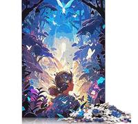 Fairy Tales Forest Jigsaw Puzzles Puzzles for Adults Kids. 1000 Piece Whimsical Challenge Toy Educational Games Home Decoration for Educational Games Gifts 1000pcs (75x50cm)