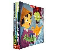 Fairy Tales Little Adventure 10 Books Collection Set(Aladdin, Beauty and the Beast, Cinderella, Jack and the Beanstalk, The Little Mermaid, Little Red Riding Hood, Puss in Boots, Rapunzel & More)