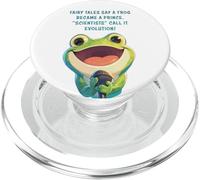 Fairy Tales Say a Frog Became a Prince - Christian Creation PopSockets PopGrip for MagSafe