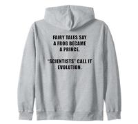 Fairy Tales Say a Frog Became a Prince - Christian Creation Zip Hoodie