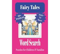 Fairy Tales Word Search Puzzle Book: Word Searches with Easy to Read Print about Fairy Tales, Cities, Attractions and More | 6x9 inches, 110 pages, ... for Vacations, Holidays, and Leisure