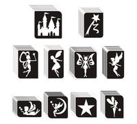 Fairy themed Glitter Tattoo Stencils - Perfect for kids temporary tattoos for Fairy themed birthday parties and events