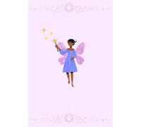 Fairy-Themed Notebook: notebook features lined pages with a little fairy illustration that you can color in yourself