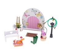 Fairy Tiny Door Decoration, Miniature Craft Display Accessory, Small Fantasy Style Door Ornament, Kids Girls Room Shelf Terrarium Scene Decor In Home Products, For Indoor Outdoor Garden Display Use