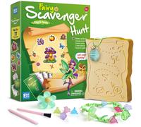Fairy Toys Dig Kit - Uncover Flowers & Charms, Create Bracelets, Necklaces & Rings - Gift for Ages 6-12
