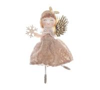 Fairy Tree Decor, Glittering Holiday Pendants, Small Fairy Doll Decorations, Party Decorating Supplies, Glittering Fairy Tree Ornaments Small Lace Dress Fairy Dolls For Room Decorations
