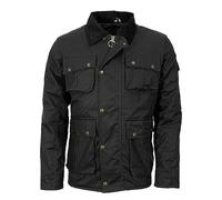 FAIRY TRENDZ Adults Long Sleeve Game Utilitas Wax Jacket Mens Collared Multi Pockets Zipper Coat Jacket