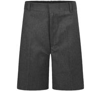 FAIRY TRENDZ Boys Half Elastic Waist Shorts Kids Two Side Pocket School Wear Uniform Shorts Grey