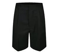 FAIRY TRENDZ Boys School Wear Fit Zipper Shorts Kids Half Elasticated Waist Summer Wear Uniform Pockets Shorts Without Hook Black