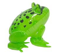 FAIRY TRENDZ Childrens Green Inflatable Frog 39 cm Toy Kids Blow up Fancy Birthday Party Decoration