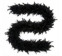 FAIRY TRENDZ Feather Boa (150cm) - Fluffy 1920s Accessories for Women, Great Gatsby Flapper Style, Burlesque, Abba Themed Party & Hen Night Fancy Dress - Soft Marabou Style Scarf