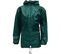 FAIRY TRENDZ Kids Boys Girls Kagool Shower Proof Jacket Childrens Zip Up Front Cagoule Rain Coat Ages 4-32