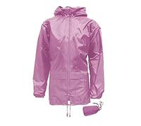 FAIRY TRENDZ Kids Boys Girls Kagool Shower Proof Jacket Childrens Zip Up Front Cagoule Rain Coat Ages 4-47