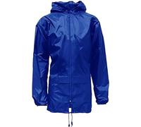 FAIRY TRENDZ Kids Boys Girls Kagool Shower Proof Jacket Childrens Zip Up Front Cagoule Rain Coat Ages 4-70