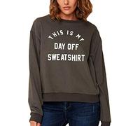 FAIRY TRENDZ Ladies This is My Day Off Sweatshirt Slogan Fancy Jumper Womens Long Sleeve Pullover Printed Sweater Top Khaki