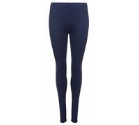 FAIRY TRENDZ LTD Ladies Stretch Long Leggings Womens Plus Size Full Length Plain Leggings Pants UK 8-26 Navy