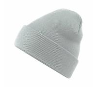 FAIRY TRENDZ LTD Men's Beanie Hat Comfortable Breathable Soft Feel Knitted Winter Hat Unisex Fashion Warm Acrylic Hat (Light Grey One Size)