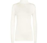 FAIRY TRENDZ LTD New Ladies Polo Neck Jumper Stretch Long Sleeve Womens Plain Top Jumper 8-26 (Cream UK 12-14)