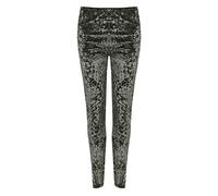 FAIRY TRENDZ LTD Womens Crushed Velour Velvet Leggings Ladies Full Length Elasticated Stretch Trouser Bottoms (Grey UK 16-18)