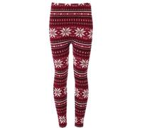 FAIRY TRENDZ LTD Womens Full Length Knitted Leggings Ladies Christmas Winter Snow Fashion Facncy Pants