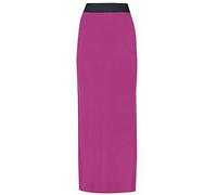 FAIRY TRENDZ LTD Womens Plain Long Elasticated Gypsy Skirt Ladies Fancy Printed Jersey Maxi Skirt (Fuchsia UK 16-18)