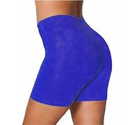 FAIRY TRENDZ LTD Womens Slip Shorts Cycling Shorts Comfortable Short Pants Ultra Soft Seamless Long Briefs for Under Dresses Leggings and Yoga Sports (Royal Blue UK 16-18)