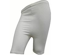 FAIRY TRENDZ LTD Womens Slip Shorts Cycling Shorts Comfortable Short Pants Ultra Soft Seamless Long Briefs for Under Dresses Leggings and Yoga Sports (White UK 16-18)