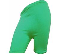 FAIRY TRENDZ LTD Womens Slip Shorts Cycling Shorts Comfortable Short Pants Ultra Soft Seamless Long Briefs for Under Dresses Leggings and Yoga Sports (Green UK 16-18)