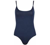 FAIRY TRENDZ LTD Womens Strappy Sleeveless Camisole Vest Bodysuit Ladies Cami Plain Leotard Top(Navy UK 8-10)