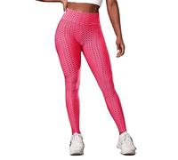 FAIRY TRENDZ LTD Women's Textured Leggings Ruched Butt Lifting High Waist Yoga Pants Sport Gym Trousers Slimming Booty Sexy Leggings