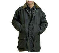 FAIRY TRENDZ Mens Padded Country Wax Heavy Weather Hunting Fishing Walking Jacket