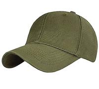 FAIRY TRENDZ Mens Plain Adjustable Baseball Cap Boys Multicolor Soft Fitted Baseball Printing Cap Khaki