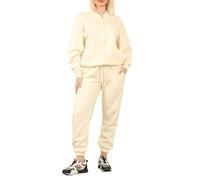 FAIRY TRENDZ Womens Long Sleeve Oversized Zip up Bomber Jacket and Bottom Cuffed Jogger Bottom Trouser Tracksuit with Pockets Set Ladies Winter Wear Co Ord Set