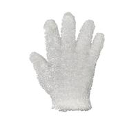 FAIRY TRENDZ Womens Stretchy Warm Feather Gloves Soft Winter Gloves Full Finger Fluffy Thermal Gloves (White One Size)