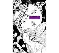 Fairy Under The Moonlight Notebook: The magical fairy under the moon is designed on the notebook. Thin lines on white paper for writing 80 pages, 5 x 8 inches.