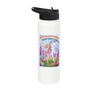 Fairy Unicorn Magic Fantasy Enchanted Mythical Forest Stainless Steel Insulated Water Bottle