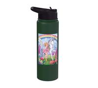 Fairy Unicorn Magic Fantasy Enchanted Mythical Forest Stainless Steel Insulated Water Bottle